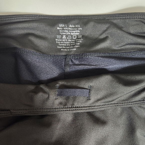 Womens Black Back Pleat Tennis Skort w/Pockets-Size L - Picture 7 of 9